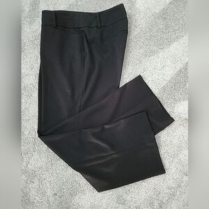 Womens Straight Leg Black Pant Sz 8P